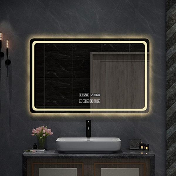 mirrors bathroom smart mirror led light with luminous touch screen wall hanging anti-fog
mirrors bathroom smart mirror led light with luminous touch screen wall hanging anti-fog
