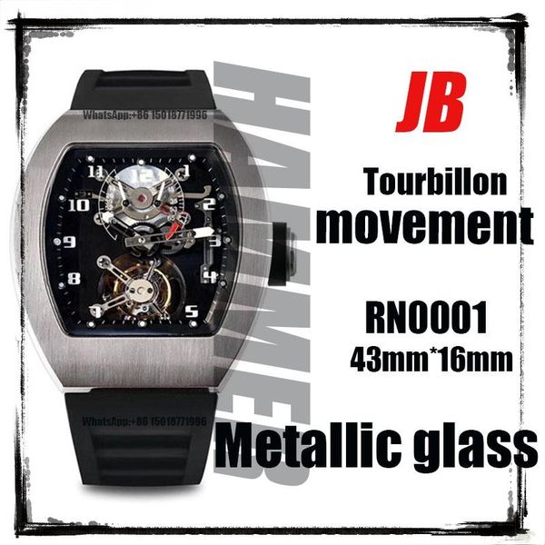 wristwatches luxury men's mechanical watch 42mm rm001 tourbillon carbon bezel jbf version 1:1 dial black rubber strap sapphire glass, Slivery;brown
wristwatches luxury men's mechanical watch 42mm rm001 tourbillon carbon bezel jbf version 1:1 dial black rubber strap sapphire glass, Slivery;brown