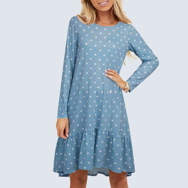 dresses women casual classic dot vintage long sleeve straight loose brief elegant ha231, Black;gray
dresses women casual classic dot vintage long sleeve straight loose brief elegant ha231, Black;gray