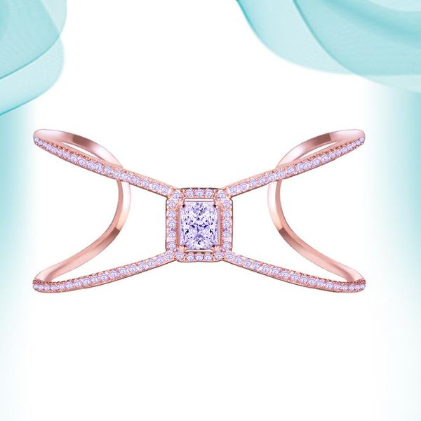 bangle bracelets on hand cuff charm bangles copper metal with big crystal and full zircon stone for couple women jewelry, Black
bangle bracelets on hand cuff charm bangles copper metal with big crystal and full zircon stone for couple women jewelry, Black