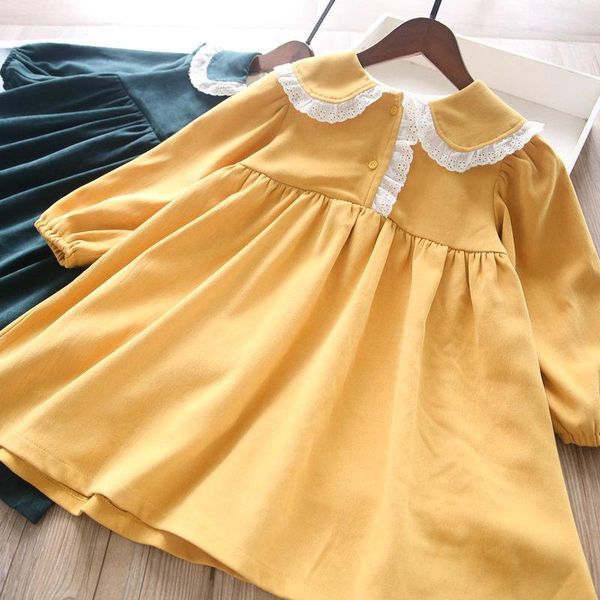 girl's dresses winter lace and velvet for girls children's wear wholesale., Red;yellow
girl's dresses winter lace and velvet for girls children's wear wholesale., Red;yellow
