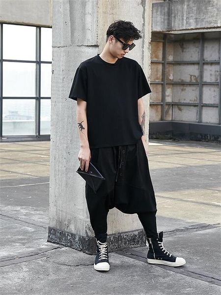 men's pants slung spring and autumn japanese urban youth hip hop street casual large size down, Black
men's pants slung spring and autumn japanese urban youth hip hop street casual large size down, Black