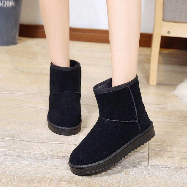 boots snow woman2021winter women ankle boot korean fashion plus size non-slip flat booties keep warm ladies shoes botas mujer, Black
boots snow woman2021winter women ankle boot korean fashion plus size non-slip flat booties keep warm ladies shoes botas mujer, Black