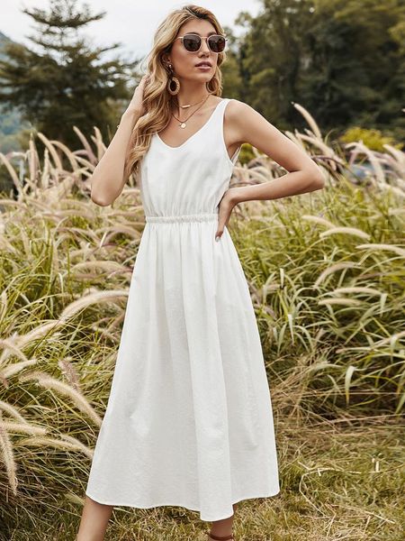 casual dresses 2021 spring style woman vest dress cotton sleeveless pure color midi stitching large swing loose, Black;gray
casual dresses 2021 spring style woman vest dress cotton sleeveless pure color midi stitching large swing loose, Black;gray