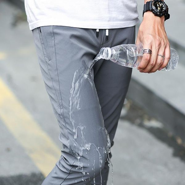 brand men's slim ice pants male korean version of the trend loose sweatpants quick-drying casual straight, Black
brand men's slim ice pants male korean version of the trend loose sweatpants quick-drying casual straight, Black