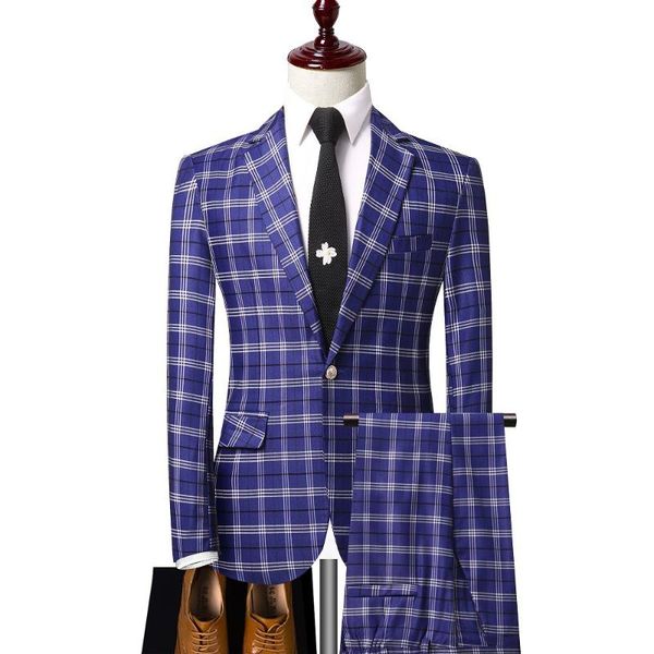men's suits & blazers (jacket+pants) 2021 boutique fashion mens plaid casual business suit high-end social formal 3 pcs set groom weddi, White;black
men's suits & blazers (jacket+pants) 2021 boutique fashion mens plaid casual business suit high-end social formal 3 pcs set groom weddi, White;black