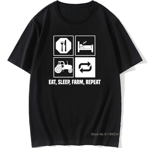 men's t-shirts eat sleep farm repeat funny graphic vintage cool cotton short sleeve t shirts o-neck harajuku t-shirt, White;black
men's t-shirts eat sleep farm repeat funny graphic vintage cool cotton short sleeve t shirts o-neck harajuku t-shirt, White;black