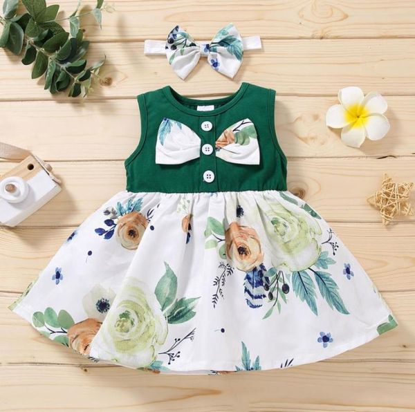 girl's dresses girls casual 2-pcs clothes set green round collar sleeveless dress white floral printed pattern headdress summer baby, Red;yellow
girl's dresses girls casual 2-pcs clothes set green round collar sleeveless dress white floral printed pattern headdress summer baby, Red;yellow