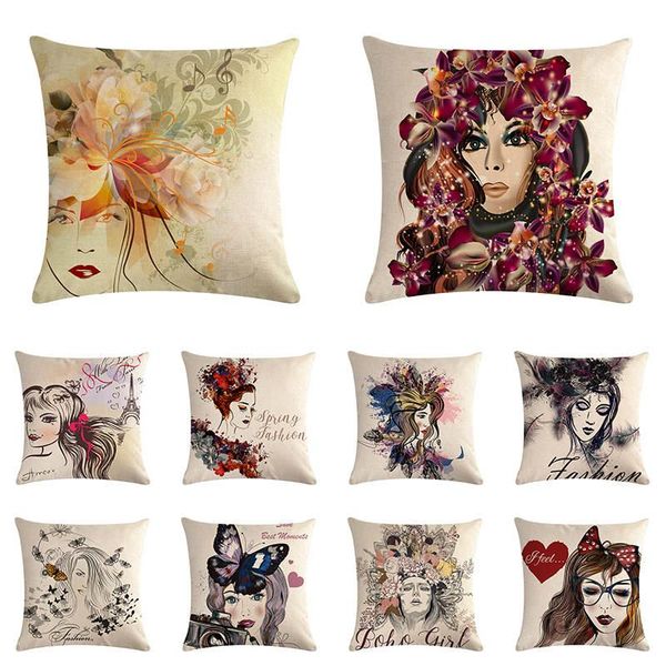 fashion boho girl print pillow case 45*45 cases cotton linen sofa car cushion cover home wholesale drop zy1203 cushion/decorative
fashion boho girl print pillow case 45*45 cases cotton linen sofa car cushion cover home wholesale drop zy1203 cushion/decorative