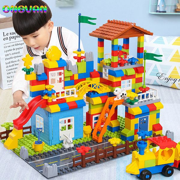house castle building toys for children big particle block race run slide compatible duploed legoingly city blocks 1008
house castle building toys for children big particle block race run slide compatible duploed legoingly city blocks 1008