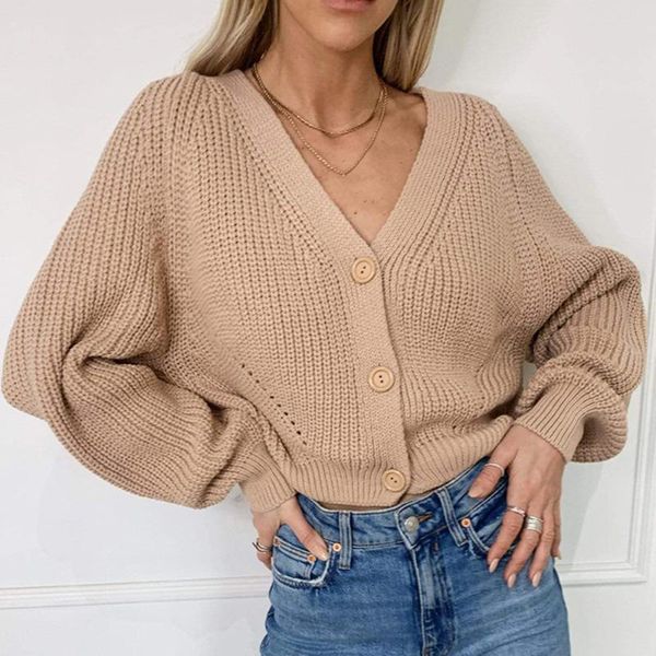 women's sweaters antumn cardigan women winter 2021 long lantern sleeve oversized button knitted sweater hollow out v neck knitwear, White;black
women's sweaters antumn cardigan women winter 2021 long lantern sleeve oversized button knitted sweater hollow out v neck knitwear, White;black