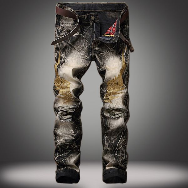 fashionable casual men s ripped jeans high-quality comfortable fashion casual personality distress pants street party, Blue
fashionable casual men s ripped jeans high-quality comfortable fashion casual personality distress pants street party, Blue