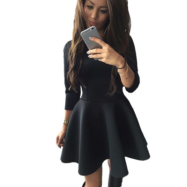 casual dresses 2021 spring fashion women clothing elegant long sleeve o-neck tunic stretch mini dress pleated a line ladies vestidos, Black;gray
casual dresses 2021 spring fashion women clothing elegant long sleeve o-neck tunic stretch mini dress pleated a line ladies vestidos, Black;gray