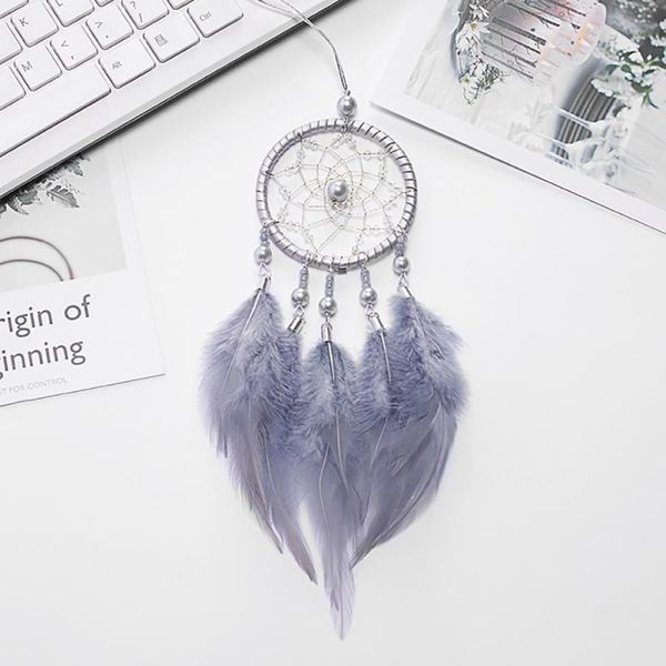 decorative objects & figurines mini 34cm tassel catching monternet creative feathers wind chimes decoration pendant car wall hanging dream c
decorative objects & figurines mini 34cm tassel catching monternet creative feathers wind chimes decoration pendant car wall hanging dream c