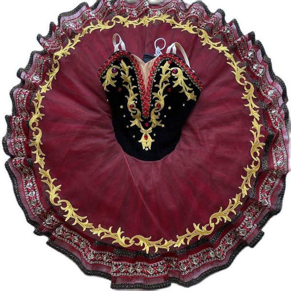 stage wear professional ballet costume maroon golden competition performance pancake tutus burgundy gold ready to ship, Black;red
stage wear professional ballet costume maroon golden competition performance pancake tutus burgundy gold ready to ship, Black;red