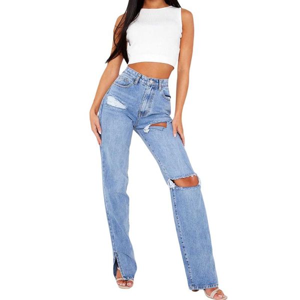 women's jeans kayotuas women high waist light blue button up with pocket straight trousers ladies ripped hole hollow out streetwear
women's jeans kayotuas women high waist light blue button up with pocket straight trousers ladies ripped hole hollow out streetwear