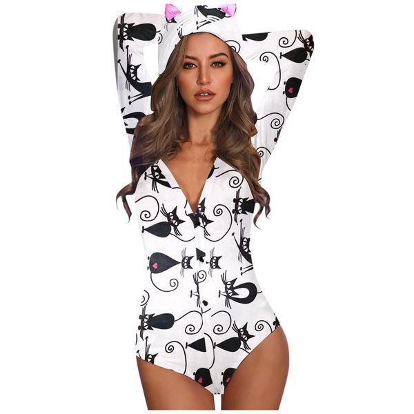 #a02 lovely cat print bodysuit women hooded with ears long sleeve body woman plus size jumpsuit bodies mujer women's jumpsuits & romper, Black;white
#a02 lovely cat print bodysuit women hooded with ears long sleeve body woman plus size jumpsuit bodies mujer women's jumpsuits & romper, Black;white