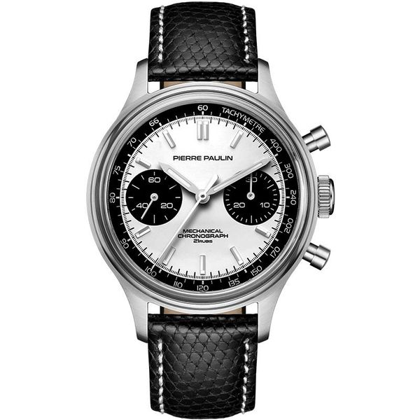 chronograph mens watches men watch hand wind mechanical wristwatch luminous leather strap 30m waterproof wristwatches, Slivery;brown
chronograph mens watches men watch hand wind mechanical wristwatch luminous leather strap 30m waterproof wristwatches, Slivery;brown