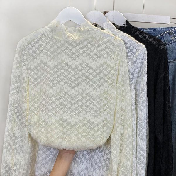 women's blouses & shirts women print lace blusas long sleeve hollow out shirt woman korean fashion blusa feminina, White
women's blouses & shirts women print lace blusas long sleeve hollow out shirt woman korean fashion blusa feminina, White