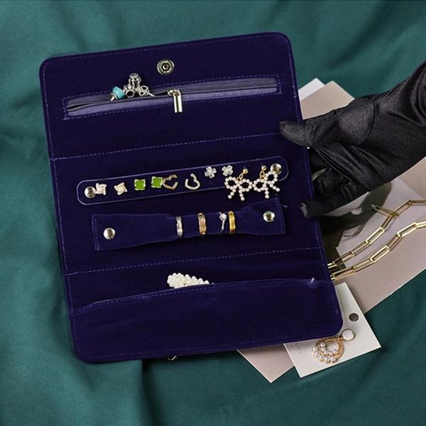 jewelry pouches, bags blue organizer bag foldable travel roll case with zipper pocket storage for rings necklaces bracelet, Pink;blue
jewelry pouches, bags blue organizer bag foldable travel roll case with zipper pocket storage for rings necklaces bracelet, Pink;blue