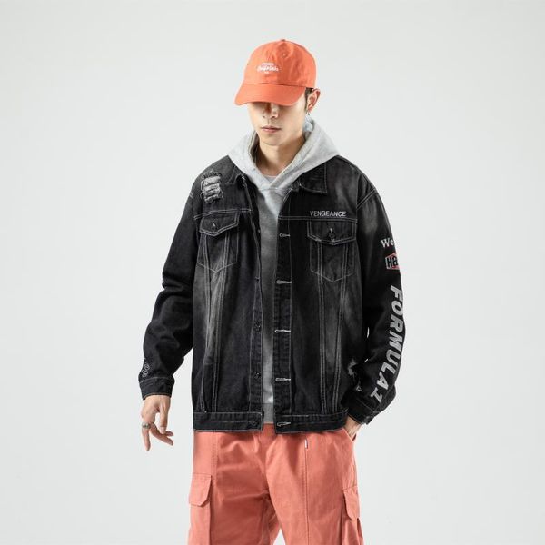 men's jackets high street fashion letters embroidery stylish denim hip hop casual broken hole male coat streetwear big size, Black;brown
men's jackets high street fashion letters embroidery stylish denim hip hop casual broken hole male coat streetwear big size, Black;brown