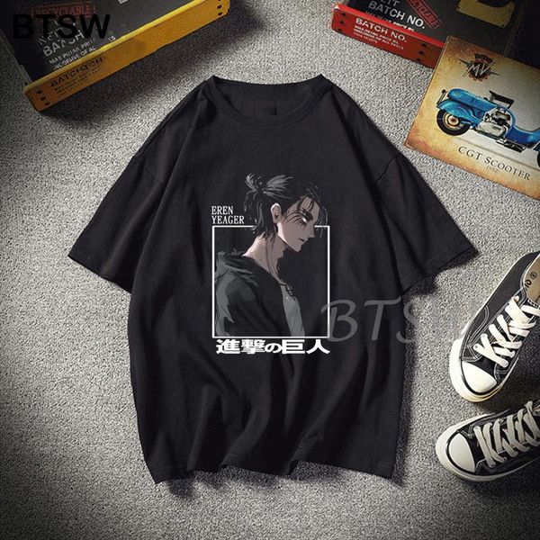 men's t-shirts attack on titan t shirt japanese manga fashion eren yeager anime casual round neck short sleeve man woman t-shirt, White;black
men's t-shirts attack on titan t shirt japanese manga fashion eren yeager anime casual round neck short sleeve man woman t-shirt, White;black