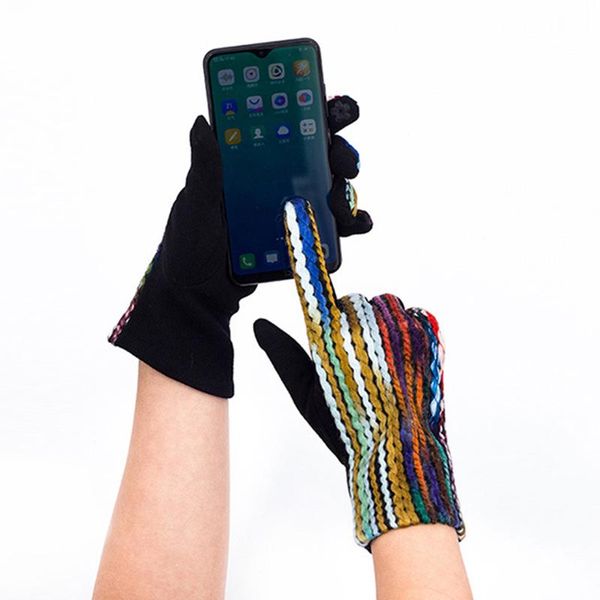 five fingers gloves winter suede leather thicken full finger cycling women' warm for sports cold plus velvet touch screen driving mitt, Blue;gray
five fingers gloves winter suede leather thicken full finger cycling women' warm for sports cold plus velvet touch screen driving mitt, Blue;gray