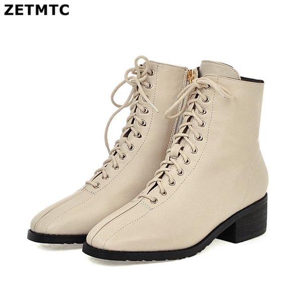 boots 2021 women fashion shoes vintage thick short women's leather ankle female winter warm lace-up botas, Black
boots 2021 women fashion shoes vintage thick short women's leather ankle female winter warm lace-up botas, Black