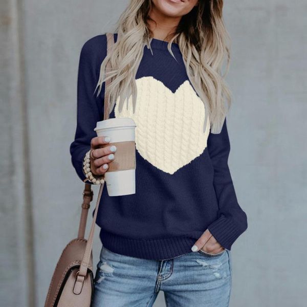 women's sweaters autumn winter women casual patchwork pullovers fashion o-neck knitted heart cute long sleeve pullover knitting sweater, White;black
women's sweaters autumn winter women casual patchwork pullovers fashion o-neck knitted heart cute long sleeve pullover knitting sweater, White;black