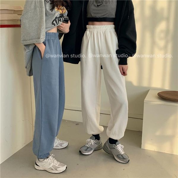 women's pants & capris white high waist sportswear leisure foot halun female autumn spring loose leg slim fit straight small girl trous, Black;white
women's pants & capris white high waist sportswear leisure foot halun female autumn spring loose leg slim fit straight small girl trous, Black;white