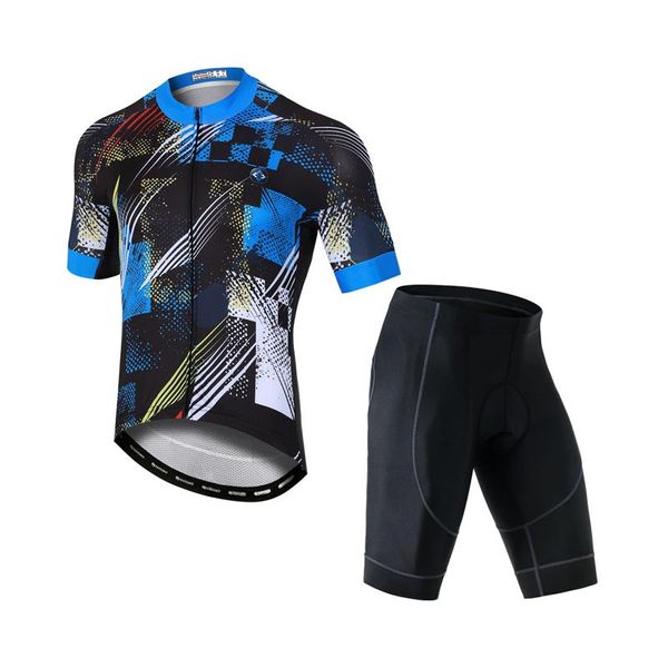 racing sets yocene mens est clothing set cycling jersey short sleeve breathable mountain bike team jerseys wear, Black;blue
racing sets yocene mens est clothing set cycling jersey short sleeve breathable mountain bike team jerseys wear, Black;blue