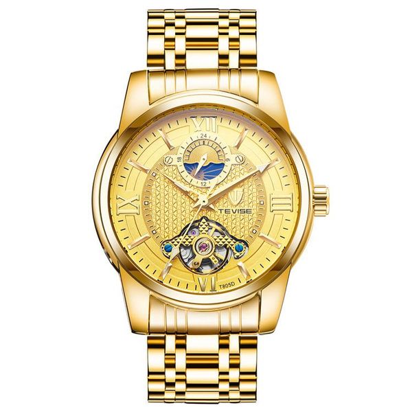 wristwatches 2021 classic fashion men's watch automatic winding mechanical stainless steel business -q24, Slivery;brown
wristwatches 2021 classic fashion men's watch automatic winding mechanical stainless steel business -q24, Slivery;brown