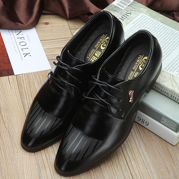 business men's leather shoes fashion men casual company dinner dress wedding groom lazy, Black
business men's leather shoes fashion men casual company dinner dress wedding groom lazy, Black