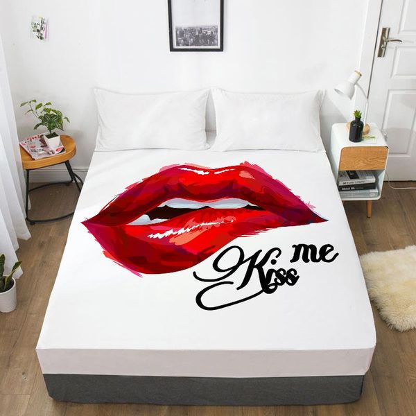 sheets & sets 3d printing bed sheet with elastic fitted lip kiss me bedding mattress cover custom home textile twin king size 1pcs
sheets & sets 3d printing bed sheet with elastic fitted lip kiss me bedding mattress cover custom home textile twin king size 1pcs