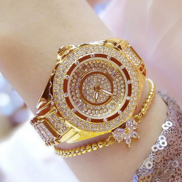wristwatches 2021 creative luxury european style rhinestone watch stainless steel elegant big dial women casual dress female wristwatch, Slivery;brown
wristwatches 2021 creative luxury european style rhinestone watch stainless steel elegant big dial women casual dress female wristwatch, Slivery;brown