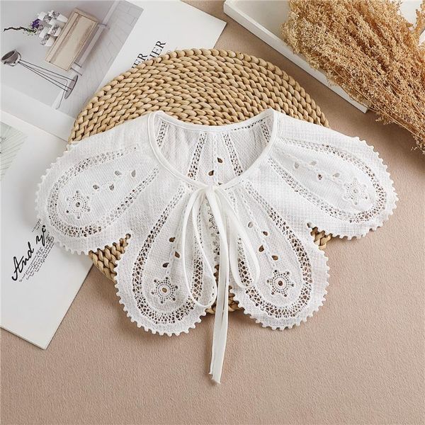 bow ties women white fake collar shawl solid color detachable lace floral embroidered removable collars faux dropship, Black;gray
bow ties women white fake collar shawl solid color detachable lace floral embroidered removable collars faux dropship, Black;gray