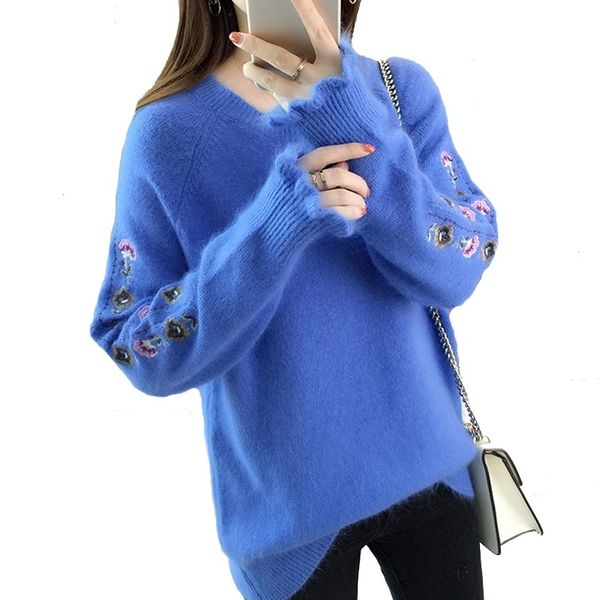 sweater women knitting pullover sweaters autumn winter embroidery long sleeve christmas sweater, White;black
sweater women knitting pullover sweaters autumn winter embroidery long sleeve christmas sweater, White;black