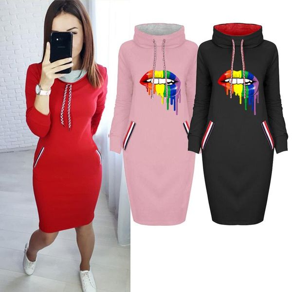 casual dresses bodycon women dress fashion rainbow lips print long sleeve plus size party club vintage midi vestidos, Black;gray
casual dresses bodycon women dress fashion rainbow lips print long sleeve plus size party club vintage midi vestidos, Black;gray