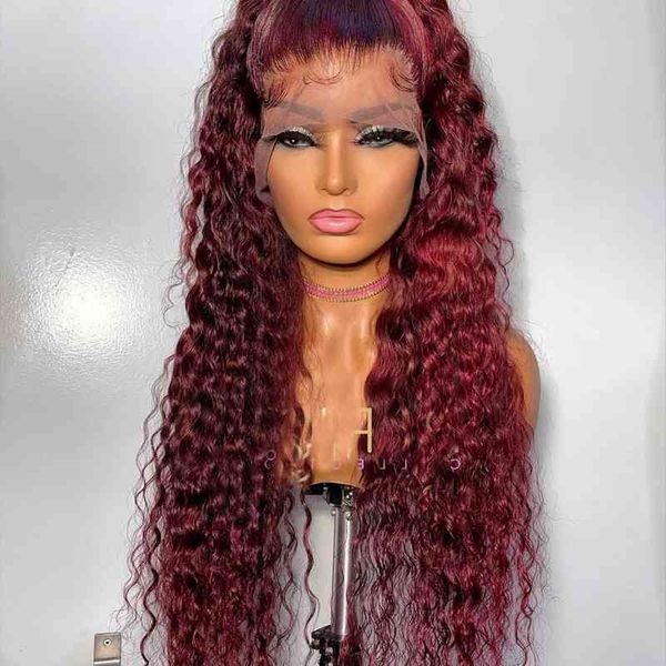 loose 26inch water soft wave long 99j wine red color lace front hair wig synthetic heat resistance fiber wigs 180% density, Black
loose 26inch water soft wave long 99j wine red color lace front hair wig synthetic heat resistance fiber wigs 180% density, Black