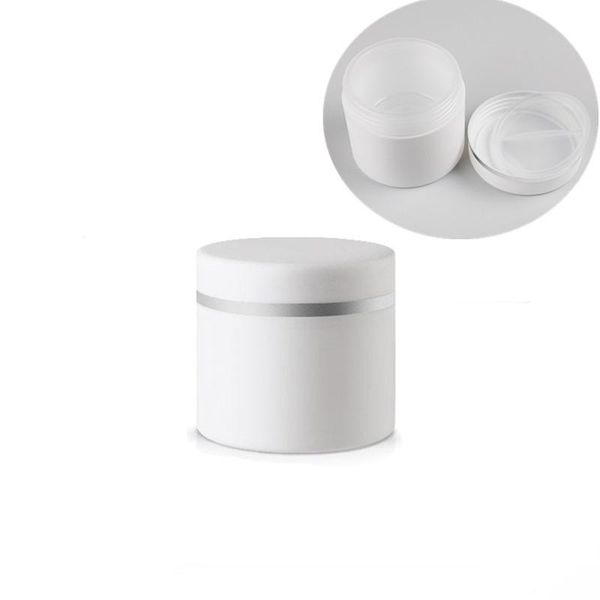 storage bottles & jars 25pcs/lot 1 oz double wall white round cream jars, plastic containers, 30g cosmetic sample
storage bottles & jars 25pcs/lot 1 oz double wall white round cream jars, plastic containers, 30g cosmetic sample