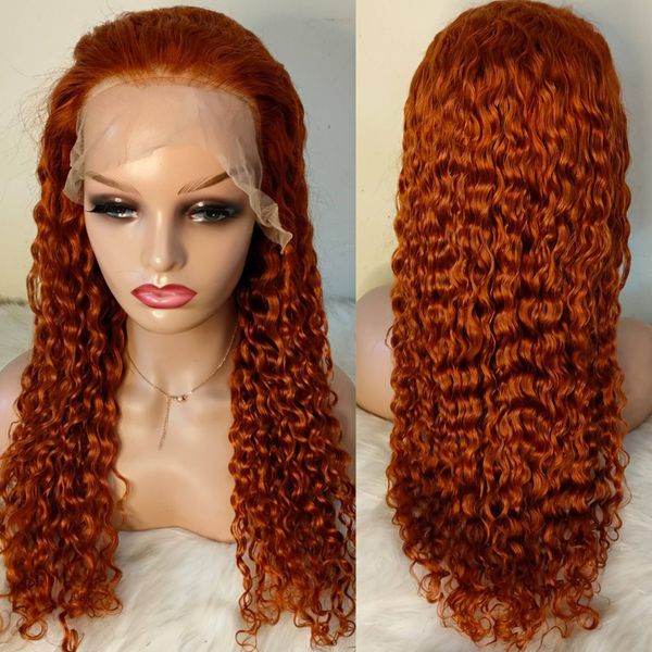 350 orange color 13x4 brazilian hair lace front wig natural wave water preplucked silk human wigs, Black
350 orange color 13x4 brazilian hair lace front wig natural wave water preplucked silk human wigs, Black