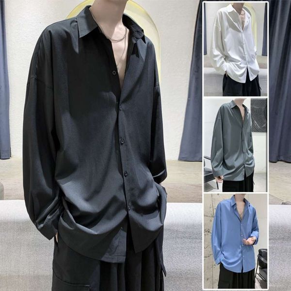 men's casual shirts shirtblack men's abstinence is the trend of korean version cool shirt ruffian handsome lazy wind long sleeve g, White;black
men's casual shirts shirtblack men's abstinence is the trend of korean version cool shirt ruffian handsome lazy wind long sleeve g, White;black