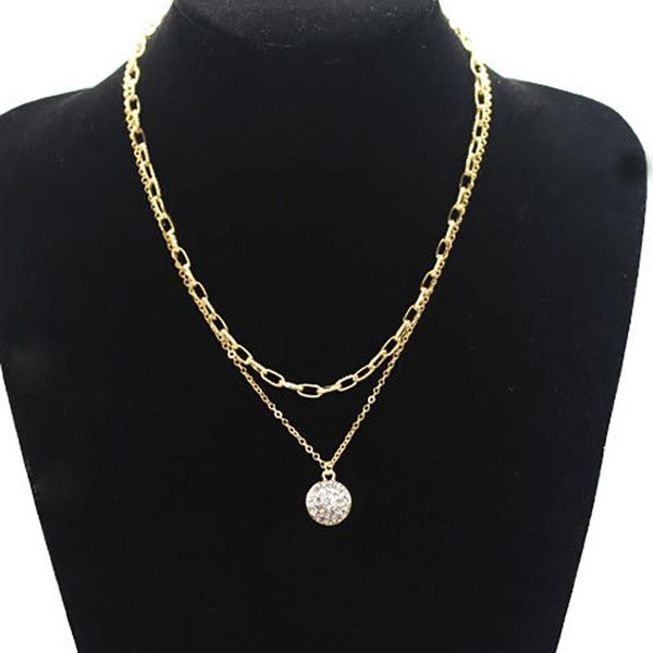 chains rhinestone necklace woman round necklaces ladies fashion layered clavicle chain shiny manual gold color european alloy kolczyki, Silver
chains rhinestone necklace woman round necklaces ladies fashion layered clavicle chain shiny manual gold color european alloy kolczyki, Silver
