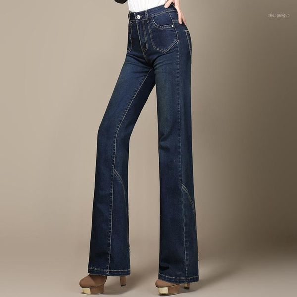 women's jeans 2021 vintage bell-bottom high waist slim butt-lifting boot cut wide leg flare, Blue
women's jeans 2021 vintage bell-bottom high waist slim butt-lifting boot cut wide leg flare, Blue