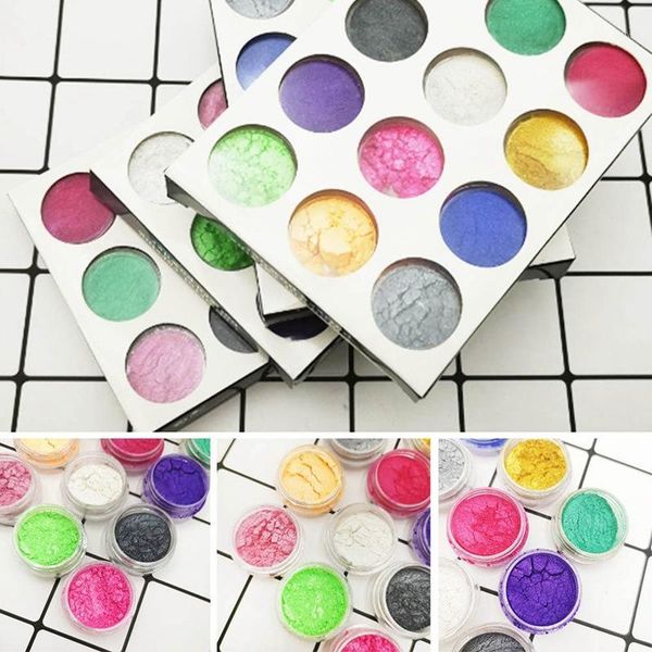 color/set pigment powder perfect for nail art resin sequins 12 colors 3d flakes slices accessories1, Silver;gold
color/set pigment powder perfect for nail art resin sequins 12 colors 3d flakes slices accessories1, Silver;gold