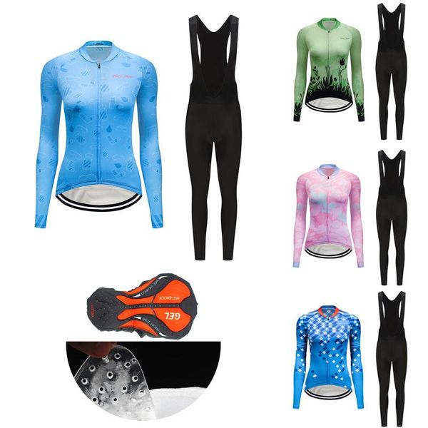women fall long sleeve cycling jersey set 2021 bicycle clothes bib pants female road bike clothing suit mtb dress racing sets, Black;blue
women fall long sleeve cycling jersey set 2021 bicycle clothes bib pants female road bike clothing suit mtb dress racing sets, Black;blue