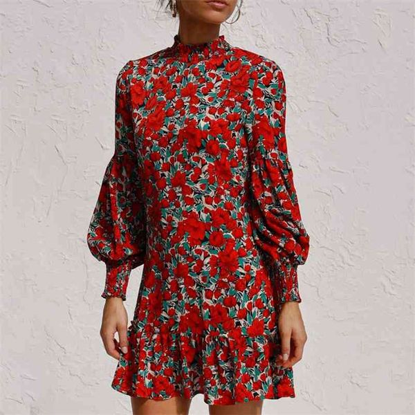 autumnlong lantern sleeve mini dress floral print o neck ruffles vintage elegant party vestidos women holiday es 210520, Black;gray
autumnlong lantern sleeve mini dress floral print o neck ruffles vintage elegant party vestidos women holiday es 210520, Black;gray