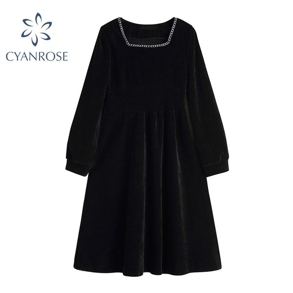 black dress long sleeve korean embroidery square collar midi frocks ladies vintage elegant party club high waist slim vestidos 210417, Black;gray
black dress long sleeve korean embroidery square collar midi frocks ladies vintage elegant party club high waist slim vestidos 210417, Black;gray