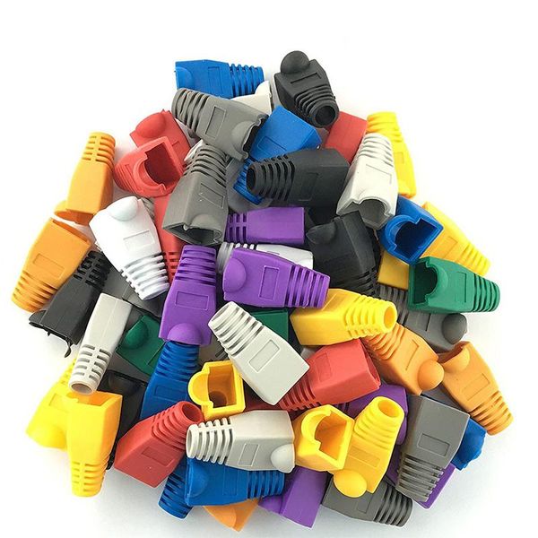 pcs mixed color connector plug cover cat6 cat5e rj45 ethernet network cable strain relief boots computer cables & connectors
pcs mixed color connector plug cover cat6 cat5e rj45 ethernet network cable strain relief boots computer cables & connectors