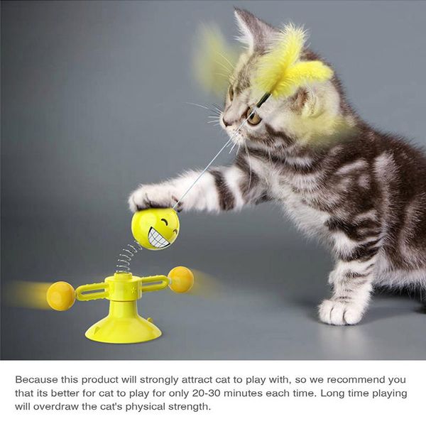 pet cat toys spinning ball feather 360 rotating club attract cat's interest yellow appearance high elastic spring
pet cat toys spinning ball feather 360 rotating club attract cat's interest yellow appearance high elastic spring